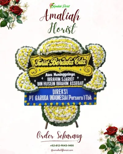 Papan Bunga Duka di 28 Ilir