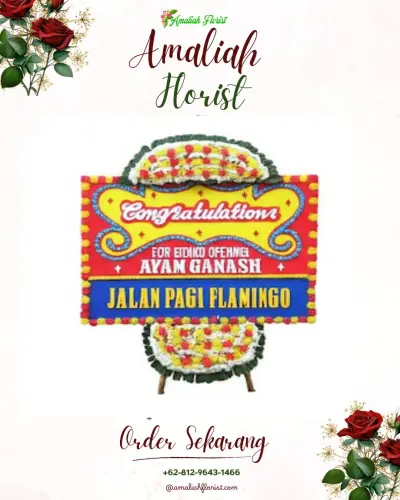 Bunga Papan Congratulation di 28 Ilir